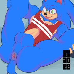 anthro anus balls bottomless brutalhero clothed clothing eulipotyphlan genitals hedgehog hi_res male mammal penis sega solo sonic_(series) sonic_the_hedgehog sonic_the_hedgehog_(film) tongue tongue_out