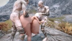 1girls 3d 3monsters ambiguous_penetration animated bethesda_softworks crossover falmer fellatio huge_ass huge_breasts hyper_breasts interspecies makad321 mmf_threesome monster nier nier:_automata nier_(series) nude outdoor_sex outdoors outside skyrim sound spitroast standing_sex the_elder_scrolls thick_ass thick_thighs threesome video voluptuous white_hair yorha_2b