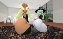 . 3d anon anthro big_ass bubble_butt buttjob facesitting female gardevoir huge_ass lopunny pokémon_(species) pokemon pokemon_(species) reverse_cowgirl_position seth_(zer0264) tagme vanessa_(zer0264) zer0264