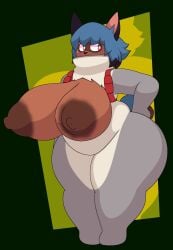 big_breasts big_thighs blue_hair brand_new_animal breasts chip_at_night commission cosplay cozy_chomps exposed_breasts female female_only fortnite furry huge_breasts michiru_kagemori onesie raccoon_dog ripped_clothes ripped_clothing slightly_chubby tagme tanuki thick_thighs torn_bodysuit torn_clothes uncensored