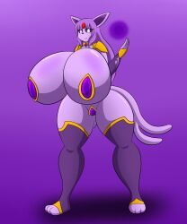 1girls 5:6 absurdres anthro anthro_only anthrofied clothed creatures_(company) creatures_inc. espeon female female_only forehead_jewel furry furry_only game_freak huge_ass huge_breasts hyper hyper_breasts nintendo oracle pokémon_(species) pokemon pokemon_(species) pokemon_gsc psychic_powers purple_body purple_clothing purple_hair purple_sclera purple_skin solo_female tail thick_ass thick_thighs thunder_thighs ultrazeta120 waifu2x white_eyes yellow_clothing