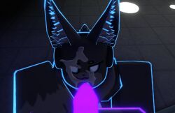 2boys 3d anthro cum cum_on_face furry gay jammer_(kaiju_paradise) kaiju_paradise nightshade_(kaiju_paradise) penis pov radant roblox roblox_game tagme