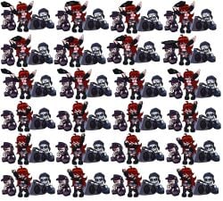 .. 1girls absurd_res absurdres agent_gf_(friday_night_funkin) breasts female fnf_sprite friday_night_funkin girlfriend_(friday_night_funkin) sprite sprite_edit sprite_sheet transparent_background