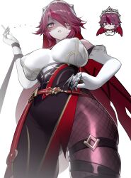 rosaria (genshin impact) from genshin impact by a zhilaohu