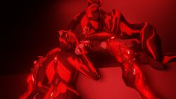 1futa 3d 3d_(artwork) 4girls alien alien_penis big_ass big_penis bodysuit cock_ring edging female_domination futanari futanari glowing_cum hildryn_(warframe) human precum precum_drip sumsmutwriter tied_up warframe