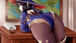 mona (genshin impact) from genshin impact by martwi1k