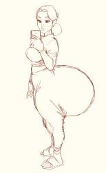 1girls ass_bigger_than_breasts ass_bigger_than_head ass_built_separately big_breasts bottom_heavy dumptruck_ass enormous_ass fat_ass gigantic_ass huge_ass hyper hyper_ass long_hair massive_ass selfie sketch thick_thighs wide_hips winterwarning