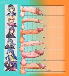 angelica_rogner balls big_penis character_request claire_(the_legend_of_heroes) copyright_request erection futa_only futanari goofywerm human irina_reinford laura_s._arseid light_skin measurements penis penis_chart penis_comparison penis_focus penis_size_chart penis_size_comparison text the_legend_of_heroes_trails_of_cold_steel uncensored