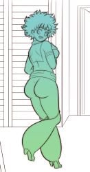 ambiguous_gender ass female_deku flechitas izuku_midoriya large_ass midoriya_izuku my_hero_academia ochako_uraraka ochako_uraraka_(cosplay) ochako_uraraka_(hero_outfit) rule_63 thick_thighs uraraka_ochako uraraka_ochako_(cosplay) uraraka_ochako_(hero_outfit) wide_hips