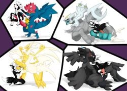 claws diphallia diphallism dragon druddigon gay hemipenes huge_cock hyper hyper_penis kyurem multi_penis necrozma nelsonnoir open_mouth oral original_character penis pokemon pokemon_bw pokemon_sm scalie sharp_teeth size_difference tail ultra_necrozma zekrom