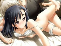 bra breasts hashimoto_takashi nipples panties sex underwear yosuga_no_sora