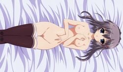 akane_iro_ni_somaru_saka akaneiro_ni_somaru_saka katagiri_yuuhi nipples nude panties pussy thighhighs underwear vagina