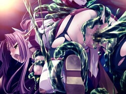 censored chaos_region gouen_no_soleil rokushiki_ouka skyfish tentacle