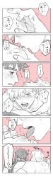 2boys battle_tendency blush caesar_zeppeli gay jojo's_bizarre_adventure joseph_joestar kissing_nipples male/male male_nipples male_only nakaji nipple_play panels sucking_male_nipple tongue_out yaoi