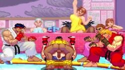 3girls 5boys 60fps after_sex akuma alternate_breast_size animated anus asian asian_female asian_male ass audible_creampie backsack balls balls_deep big_breasts black_hair blonde_hair braided_hair breasts breasts_out brown_hair capcom cheering cum cum_in_pussy cum_inside cum_leaking cum_on_floor cum_overflow cum_splatter dan_hibiki dark-skinned_male dark_skin defeated ejaculation eyes_rolling_back fast_thrusts fucked_into_submission fucked_senseless fucked_silly gettag headband impregnation insertion internal internal_cumshot interracial karin_kanzuki kei_chitose ken_masters large_breasts latino legs_up longer_than_30_seconds m.u.g.e.n mating_press moaning mp4 music nipples onsen ovum panties panties_around_legs panties_down pants_down pinned_down pixel_art ponytail public public_bath public_sex red_hair running_a_train ryu_(street_fighter) sailor_fuku sakura_kasugano sean_matsuda sex shivering sound sperm_cell sprite sprite_art straight street_fighter top_knot torn_clothes towel transparent_body vagina vaginal_penetration video watching