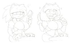 amy rose from sega by harkonner