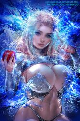 aleborgo blonde_female blonde_hair blue_eyes breasts curvy curvy_female emma_frost female huge_breasts marvel marvel_comics white_queen x-men