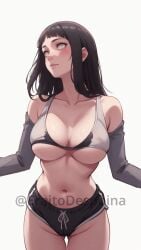 1girls ai_generated animated animated_gif black_hair bouncing_breasts dancing eraitodespoina female female_focus female_only hyuuga_hinata large_breasts long_hair looking_at_viewer naruto naruto_shippuden shaking_breasts solo