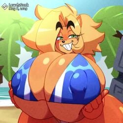 1boy 1girls 2020s 2025 animated anthro anthro_female ass_bigger_than_head big_breasts bikini breast_squish breasts breasts breasts_bigger_than_head breasts_bigger_than_torso cola_bandicoot crash_(series) extreme_size_difference female furry furry_female giantess height_difference huge_boobs huge_breasts hyper hyper_ass hyper_breasts hyper_hips hyper_thighs large_boobs large_breasts lewdssonk looking_at_viewer macro micro micro_male micro_on_macro microscopic minigirl playing_with_breasts shrunken_male size_difference stuck stuck_between_breasts swimsuit tagme thick_thighs trapped trapped_between_breasts video wide_hips