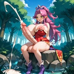 ai_generated angela angela_(seiken_densetsu_3) angela_(trials_of_mana) areola areolae big_areola big_areolae big_breasts big_nipples big_penis bimbo bimbo_futa bimbo_futanari breasts clothed cum cumshot elf_ears enormous_breasts erection forest functionally_nude futanari gigantic_areola gigantic_areolae gigantic_breasts gigantic_nipples gigantic_penis hips huge_areola huge_areolae huge_breasts huge_cock huge_hips huge_nipples huge_thighs hyper_areola hyper_areolae hyper_breasts hyper_nipples large_areolae large_areolae large_breasts large_nipples large_penis long_hair massive_breasts nipples orgasm outdoors outside penis pink_hair pointless_clothes pointless_clothing pointy_ears princess public purple_hair round_breasts royalty seiken_densetsu seiken_densetsu_3 thick_thighs thighs trials_of_mana useless_clothes useless_clothing veiny_penis wide_hips