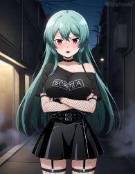 ai_generated female female gothic mahou_shoujo_ni_akogarete minakami_sayo