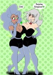 2girls big_ass big_breasts big_thighs breasts bust busty chest curvaceous curvy curvy_figure danny_phantom dawna_fenton dawna_phantom digital_media_(artwork) female hips hourglass_figure huge_ass huge_breasts huge_thighs large_ass large_breasts large_thighs legs light-skinned_female light_skin mature mature_female melissa_brown_fenton melissa_fenton melissa_phantom moon_phantom nickelodeon original_character original_characters princessdc rule_63 slim_waist thick thick_hips thick_legs thick_thighs thighs voluptuous waist wide_hips wide_thighs