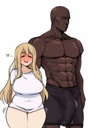 1boy 1girls abs absurdly_large_cock big_cock big_dick big_penis blonde_hair blush blush breasts bulge bulge_down_leg bulge_through_clothing bulge_under_clothes coomersucc dark-skinned_male dark_skin edit female flaccid flaccid_penis gigantic_penis huge_cock huge_cock ineffective_clothing interracial k-on! large_breasts large_cock large_dick large_penis larger_male light-skinned_female light_skin male male/female masculine masculine_male massive_penis muscular muscular_male pale-skinned_female penis penis_bulge penis_outline penis_through_clothing penis_under_clothes penis_visible_through_clothing penis_visible_through_pants revealing_clothes tsumugi_kotobuki_(k-on!) veiny_penis