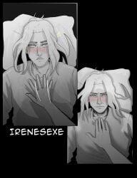 2girls annie_leonhardt attack_on_titan black_hair black_hair_female blonde_female blonde_hair blonde_hair blonde_hair_female blush blush comic dominant dominant_female female female/female irenesexe lesbian_sex lezdom lezsub looking_at_another looking_at_partner looking_at_viewer looking_back page_8 pieck_finger pov shingeki_no_kyojin tagme yuri