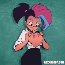 1girls 2020 2k 60fps animated areolae big_breasts breasts edit female female_focus female_only interpolated large_breasts looking_at_viewer moika moikaloop nipples original original_character tagme upscaled video