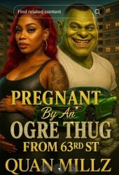 1boy 1boy1girl 1girls ai_generated dark-skinned_female impregnation ogre peak_fiction pregnant pregnant_female quan_millz