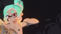 ass inkling looking_at_viewer mechanic_(splatoon_raiders) nude splatoon splatoon_(series) splatoon_raiders twitter_link wrench zhang_tian57284