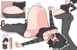 alternative_version arbrianarchy hand_on_waist oc original_character stuffed_belly torpedo_belly