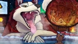 16:9 acidic ambiguous/ambiguous ambiguous_anthro ambiguous_feral ambiguous_gender ambiguous_pred ambiguous_prey anthro anthro_on_feral anthro_prey balto_(series) black_lips black_nose bodily_fluids canid canine canis cheek_tuft claws cutaway disgust domestic_dog erection extreme_size_difference facial_tuft female feral feral_pred fire front_view fur genitals group humanoid_genitalia humanoid_penis husky inner_ear_fluff inside_stomach internal jenna_(balto) kerchief larger_ambiguous larger_feral larger_pred lips lying macro male male/ambiguous male_anthro male_prey mammal masturbating_prey masturbation micro mouse mouth_shot murid murine narrowed_eyes neck_tuft neckerchief neckwear night nordic_sled_dog nude nude_ambiguous nude_anthro nude_male nude_prey on_front open_mouth orange_eyes outside penile penile_masturbation penis pink_penis pink_tongue plant red_body red_fur red_inner_ear_fluff red_kerchief red_neckerchief rodent saliva saliva_on_tongue saliva_string size_difference sky smaller_ambiguous smaller_anthro smaller_male spitz star steam stomach_acid teeth tongue tongue_out tree tuft universal_studios vore water white_body white_claws white_fur white_inner_ear widescreen zoophilia