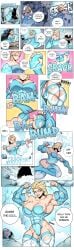 1girls abs blonde_hair blue_dress blue_leotard braided_ponytail breast_expansion disney elsa_(frozen) flexing frozen_(film) growgetter huge_breasts large_breasts leg_focus leotard low_ponytail muscle_growth muscular_female thick_thighs thigh_thighs