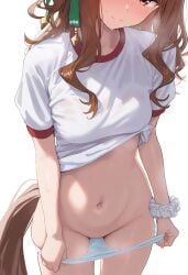 1girls ai_generated animal_ears anthropomorphization artist_request eyes female hair king_halo_(umamusume) legs skin tagme umamusume umamusume_pretty_derby young