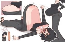 alternative_version arbrianarchy hand_on_waist oc original_character stuffed_belly torpedo_belly