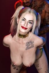 1boy 1girls 3d batman_(series) dc dc_comics female from_behind from_behind_position harley_quinn ledeuss556 male margot_robbie sex suicide_squad suicide_squad_(2016) tagme