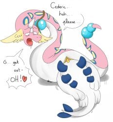 assimilation blush corruption dragonair english_text feral feral_unbirthing_feral lugia merging necklace nelsonnoir open_mouth pokemon pokemon_(species) pokemon_gsc pokemon_rgby possession pussy serpentine unbirthing vore zipper zipper_pussy