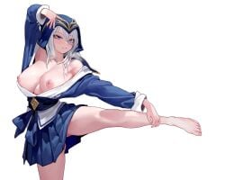 1girls adult adult_female ankles areolae arm_above_head arm_up armpits ashe_(league_of_legends) bare_breasts bare_calves bare_chest bare_hands bare_knees bare_legs bare_nipples bare_skin bare_thighs bare_tits bare_toes barefoot big_breasts blue_eyes blue_eyes_female blush blush_face blushing_at_viewer blushing_female blushing_lines breasts busty busty_female busty_girl calves collarbone exposed_breasts exposed_chest exposed_legs exposed_nipples exposed_skin exposed_thighs exposed_tits exposed_toes exposing exposing_breasts exposing_chest exposing_nipple exposing_self feet female female_focus female_only fingernails fingers foot_up full_body hair_between_eyes half_naked half_nude hand_above_head hand_up high_resolution highres huge_breasts knee_up knees large_breasts league_of_legends lean_figure leg_up legs legs_apart legs_spread long_hair mature mature_female naked naked_female naked_woman narrow_waist nipples nude nude_female nudity parted_lips plump_breasts semi_nude shoulders showing_breasts showing_chest showing_nipple simple_background slender_body slender_waist slim_waist smile smiley_face smiling smiling_at_viewer solo spread_legs spreading_legs spreading_thighs standing thick_thighs thighs toes uncensored uncensored_breasts uncensored_nipples white_background white_eyebrows white_hair white_hair_female