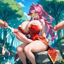 ai_generated angela angela_(seiken_densetsu_3) angela_(trials_of_mana) areola areolae big_areola big_areolae big_breasts big_nipples big_penis bimbo bimbo_futa bimbo_futanari breasts clothed cum cumshot elf_ears enormous_breasts erection forest futanari gigantic_areola gigantic_areolae gigantic_breasts gigantic_nipples gigantic_penis hips huge_areola huge_areolae huge_breasts huge_cock huge_hips huge_nipples huge_thighs hyper_areola hyper_areolae hyper_breasts hyper_nipples imminent_gangbang imminent_sex imminent_threesome large_areolae large_areolae large_breasts large_nipples large_penis long_hair massive_breasts nipple_bulge nipples nipples_visible_through_clothing offscreen_male orgasm outdoors outside penis pink_hair pointy_ears princess public purple_hair round_breasts royalty seiken_densetsu seiken_densetsu_3 thick_thighs thighs trials_of_mana veiny_penis wide_hips