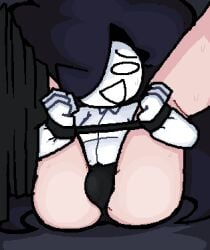 arcaned_roses femboy legs_up nervous one_eye_obstructed roses_(roses_arcaned) roses_arcaned sweat