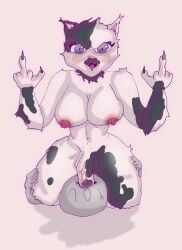 1futa 1nonbinary 2d big_penis bigcock blowjob cat_ears catgirl cock_sucking faithkiller feline fur furry futanari green_eyes huge_cock naked naked_female open_mouth original original_character pose you