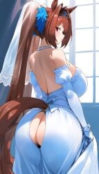 1girls ai_generated animal_ears anthropomorphization artist_request daiwa_scarlet_(umamusume) eyes female hair legs skin tagme umamusume umamusume_pretty_derby young