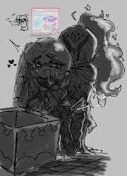 shadow milk cookie from cookie run by darkcacao98 (artist)