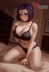 1girls 2d ai_generated ass back big_ass big_breasts dc dc_comics erophoenix female female_focus from_behind full_body jewelry long_hair looking_at_viewer nude pale_skin pale_skinned_female patreon_username pointy_ears purple_eyes purple_hair raven_(dc) short_hair sideboob solo teen_titans thick thick_thighs uncensored
