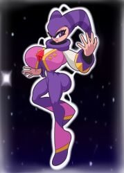 1girls ass big_breasts big_lips bimbo bimbofication eyelashes female female_only floating hi_res huge_ass lipstick looking_at_viewer nights nights_into_dreams purple_eyes rule_63 solo solo_female thick_thighs turboranger wide_hips