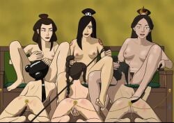 6girls age_difference anal anal_insertion anus artist_name ass avatar_legends avatar_the_last_airbender azula bounty_hunter braided_hair breast_grab breasts buttplug chain_buttplufire-nag chained_up chains cunnilingus dominant dripping_pussy earth_kingdom female female_only femdom fingering fire_nation forced forced_yuri goth grabbing_hair group_sex hair_bun hair_ornament incest insertion june_(avatar) large_breasts lesbian licking licking_pussy mai_(avatar) mature_female maxcat(artist) michi_(avatar) milf mother mother_and_daughter multiple_girls naked nude object_insertion oral oral_sex orgy prisoner pubic_hair pussy pussy_hair pussy_juice restrained riding_crop sex sex_slave sex_toy side-by-side side_by_side small_breasts smile source_request spank_marks spanking submissive teenage_girl teenager ty_lee ursa_(avatar) vaginal vaginal_fingering vaginal_insertion vaginal_penetration victory whip whip_marks yuri