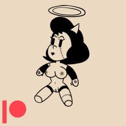 alice_angel announcement beanontoast bendy_and_the_ink_machine female patreon plush plushie