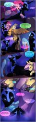 absurd_res alicorn animal_genitalia animal_penis applejack_(mlp) armor bat_wings black_body blonde_hair blue_body blue_eyes bodily_fluids bondage bound comic crotchboobs cunnilingus cutie_mark deep_throat do_princesses_dream_of_magic_sheep double_barrel_blowjob double_fellatio double_oral double_penetration equid equine equine_penis erroremma ethereal_hair feathers fellatio female female/female feral fluttershy_(mlp) friendship_is_magic futanari genitals group hair hasbro herm hi_res hooves horn horse intersex intersex/female mammal membrane_(anatomy) membranous_wings multicolored_hair my_little_pony nightmare_moon_(mlp) oral orange_body pegasus penetration penile penis pink_hair pinkie_pie_(mlp) pony princess_luna_(mlp) pseudo_hair pussy rainbow_dash_(mlp) rainbow_hair saliva saliva_string sex smoke smoke_hair two_dicks_one_mouth unicorn vaginal_penetration wings yellow_body