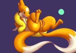 absurd_res anus female floatzel furry genitals hi_res leafysnivy lutrine mammal mustelid nintendo pokémon_(species) pokemon pussy simple_background spread_legs spreading video_games